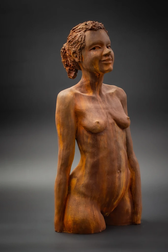 12-sculpture-gres-noir-humaines-michael-ezanno-la-chaize-giraud-Vendée-france